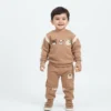 Imported Baby Bear Accent Winter Tracksuit for Infants 2 Piece - Brown Color how it looks