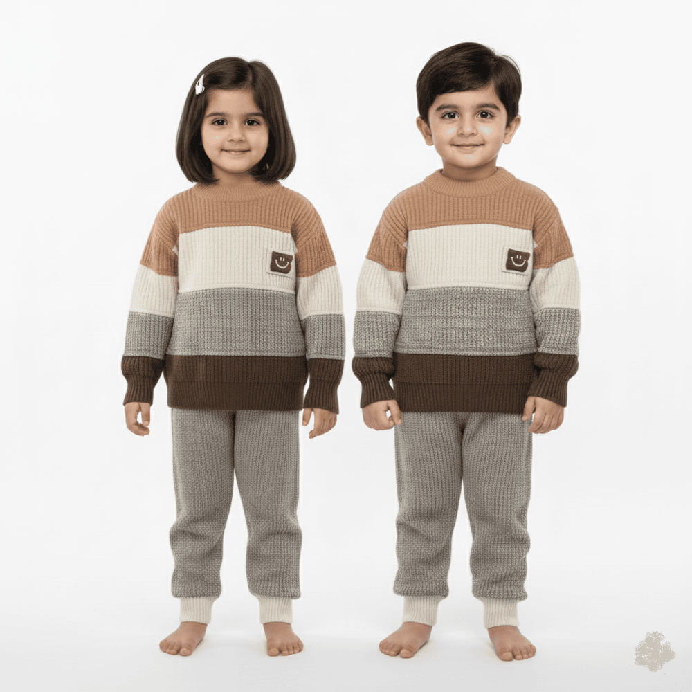 Imported Winter Sweater & Trouser Set – 4 Colors Block Unisex Outfit