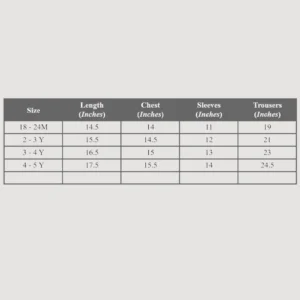 Imported Winter Sweatshirt and Trouser Set Rust Color – Cartoon Print, Round Neck