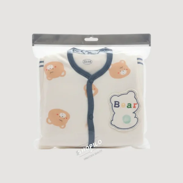 beautiful adorable packing front side blue