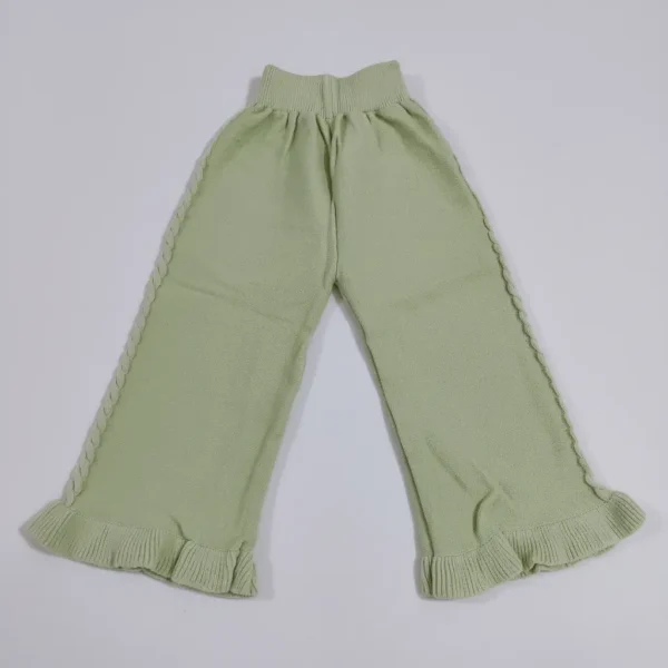 Imported Knitted Outfit - White Vest - Detachable Duck & Bow Clips pajama view