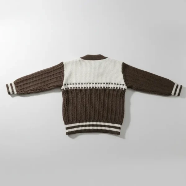 Imported Knitted Sweater for Winter - Unisex backside view