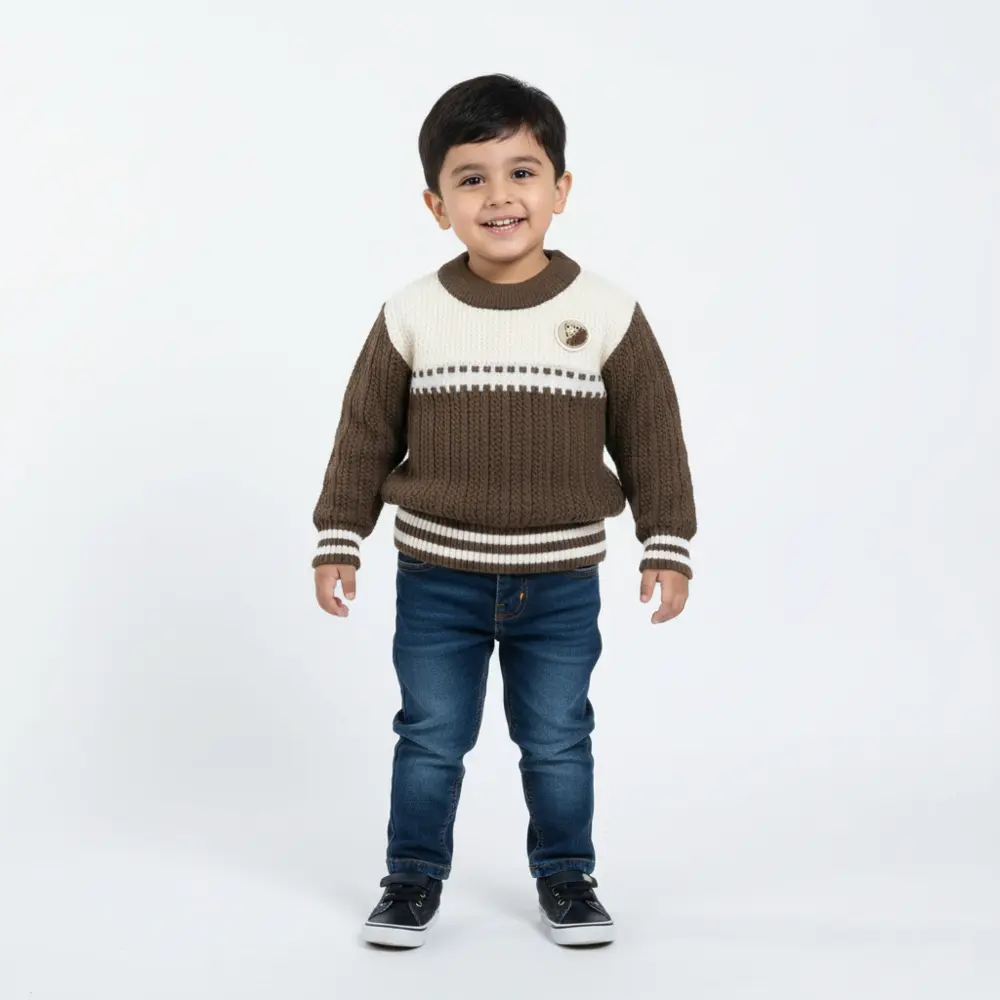 Imported Knitted Sweater for Winter - Unisex how it looks