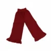 Imported Knitted Winter Suit – Maroon Sweater & Pants - Cream Vest & Bow Detailing trousers pajama view