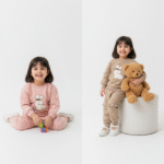 Imported Winter 2 Piece Suit – Pink Bunny 2-Piece Outfit