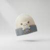 Lovely Bear Knitted Winter Imported Cap – 4 Colors silver variation