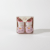 The Little Village Baby Socks - Dark Pink (Soft Cotton) – 3D Animal Design