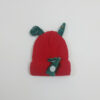 Winter Cap for Kids – Cute Dinosaur Knit - 6 Colors Available red variant