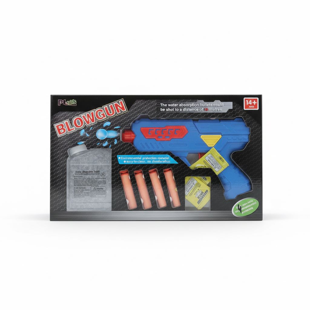 Blowgun Toy - Water Absorption Balls & Foam Bullets main image