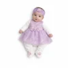 Cute Gift Pack, Newborn Baby Girls, 4PC, 2 Colors Available purple how it looks wearing
