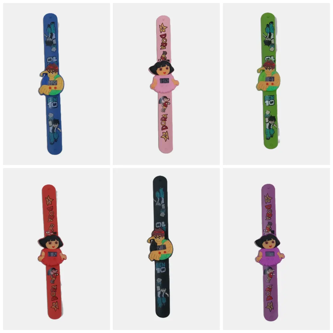 Kids Magic Slap Watch - Dora and Ben 10 red main image