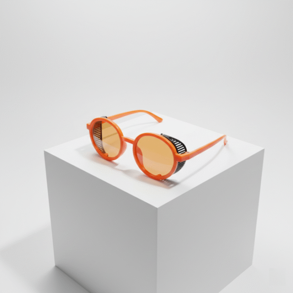 Kids Sunglasses with Side Shield orange