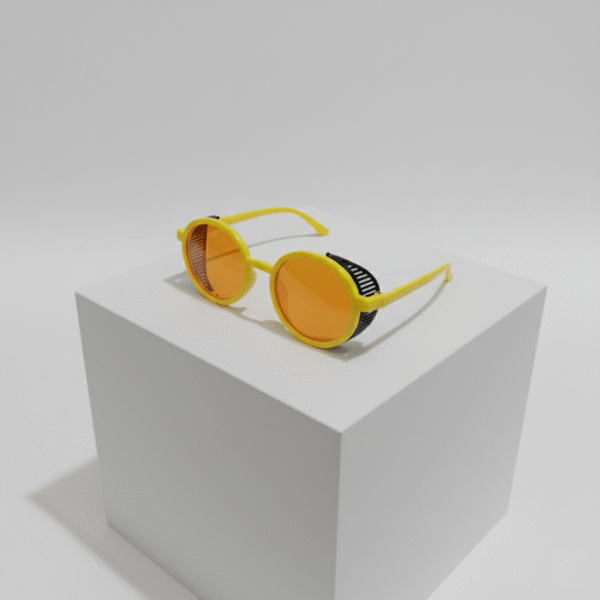Kids Sunglasses with Side Shield yellow