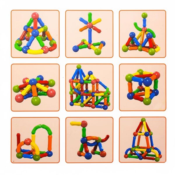 Magnetic Construction Set (36 PCS) - Educational Toys main imag second image1
