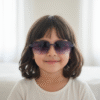 Minimalistic Sylish Kids Sunglasses how it looks