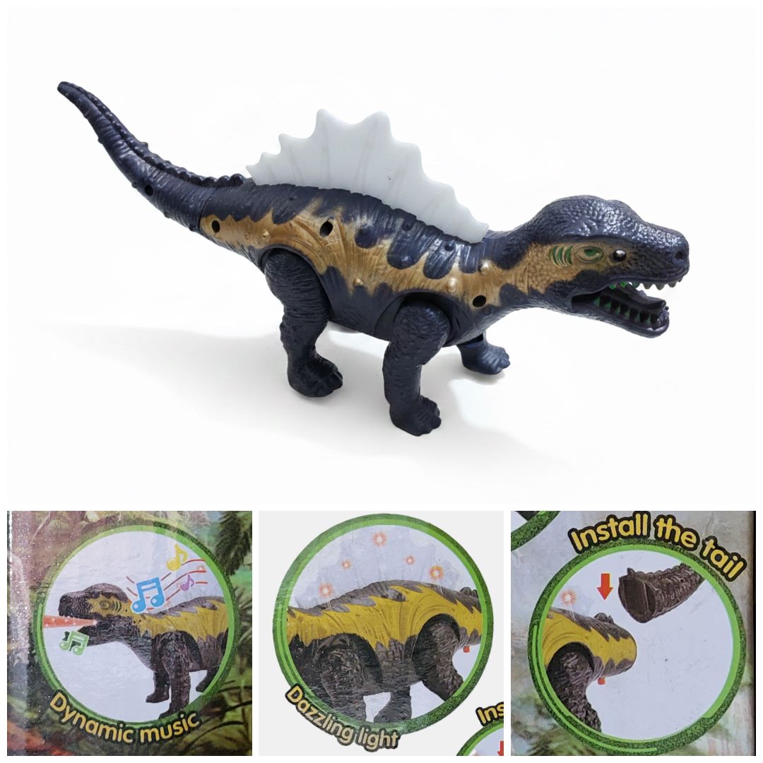 Musical Walking Dinosaur Toy - Lights & Sound