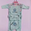 Newborn Little Bee 5 Piece Soft Cotton Suit green