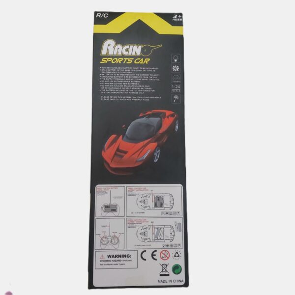 Remote Controlled Racing Sports Car backside