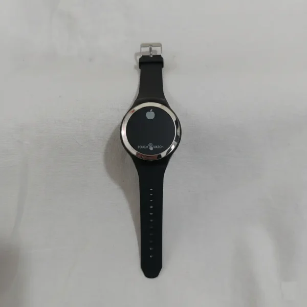 Sleek Digital Touch Watch – Silicon Strap SILVER