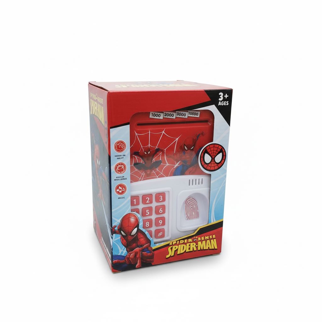 Spiderman Money Bank - Digital Code & Finger Prints2