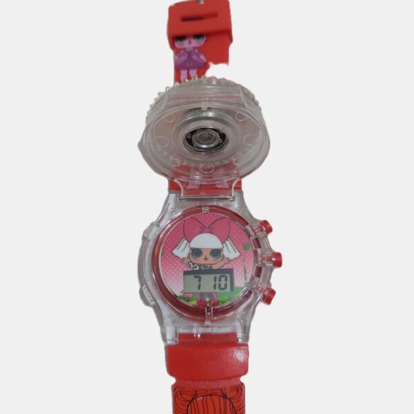 Spiderman Watch - Spins & Lighting red front