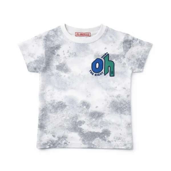 2-Piece Tie-Dye T-Shirt & Khaki Cargo Shorts Set - 6M TO 3Y shirt