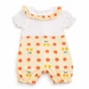 Baby Girl Fruit Print Romper with Peter Pan Collar – 6M TO 3Y romper back