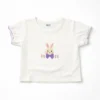 Baby Girls Bunny Top & Romper - Imported Summer Outfit shirt view