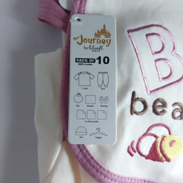 Baby Journey's Cute - Starter Set for Newborns - 10Piece closeup details