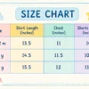 Bear Print T-Shirt & Shorts Set – 2Piece Imported Outfit (Imported) - 12M to 3Y size chart size guide
