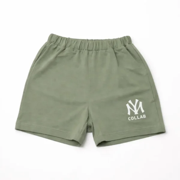 Bear Print T-Shirt and Shorts Set – 2Piece Imported Outfit pair front photo nicker view