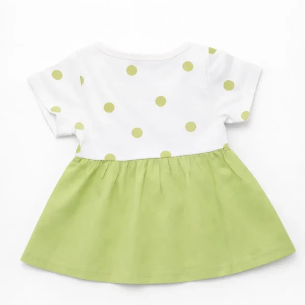 Bunny Ear Tutu Dress & Polka Dot Shirt Set - 1 TO 5Y FROCK BACK