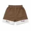 Detective Bear Boys 2Pc Cotton Summer Shorts - 6 TO 24M how it looks nickers