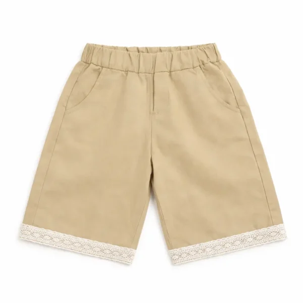 Embroidered Top with Beige Wide Leg Pants Set – 1 TO 6Y NICKERS