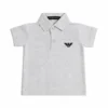 Emporio Armani Inspired Toddler Boy Outfit - 0 TO 24M shirt grey