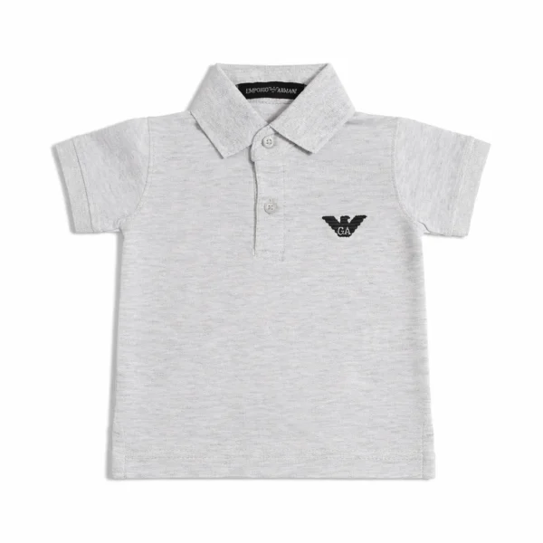 Emporio Armani Inspired Toddler Boy Outfit - 0 TO 24M shirt grey
