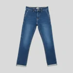 EziFit's Denim Cross Pocket Pant Blue Shade Export Quality