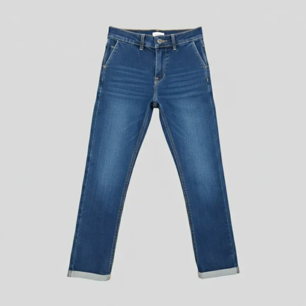 EziFit's Denim Cross Pocket Pant Blue Shade Export Quality