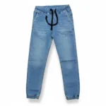 EziFit's Denim Grip Pant Light Blue Export Quality