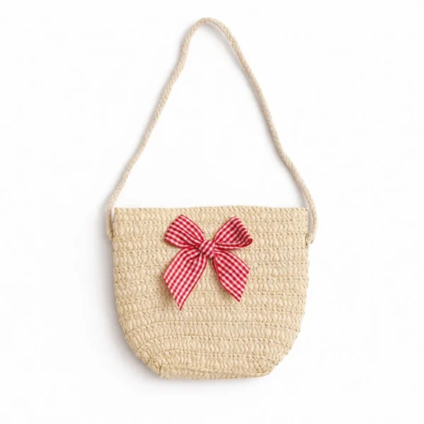 Girls Red Gingham Shorts for Summer - 6M TO 5Y cross bag