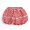 Girls Red Gingham Shorts for Summer - 6M TO 5Y nickers