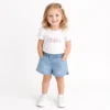 Hello Kitty Flutter-Sleeve T-Shirt & Denim Shorts - Imported pair