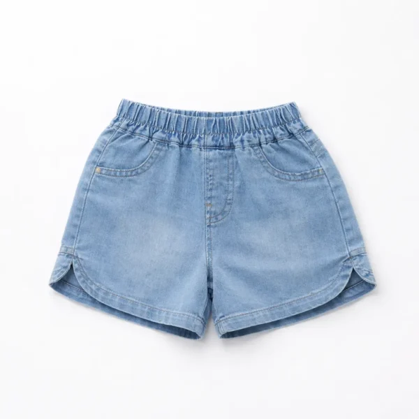 Hello Kitty Flutter-Sleeve T-Shirt & Denim Shorts - Imported pair nicker