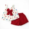 Imported Polka Dot 2-Piece Summer Set - 1 TO 6Y pair
