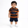 Imported T-Shirt and Shorts Set – Comes with Crossbody Pouch how it looks cute