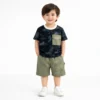 MOMOCO Tie-Dye T-Shirt & Cargo Shorts - 1 TO 6Y how it looks