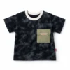 MOMOCO Tie-Dye T-Shirt & Cargo Shorts - 1 TO 6Y how it looks shirt