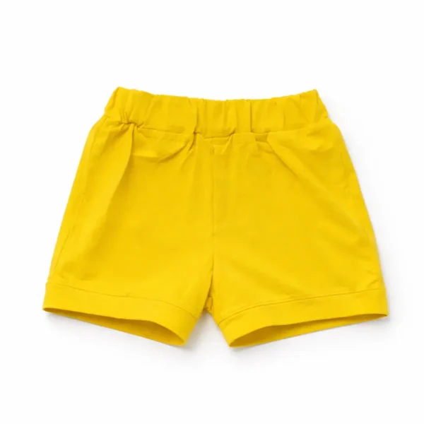 Nautical Striped T-Shirt & Yellow Shorts - Imported nicker