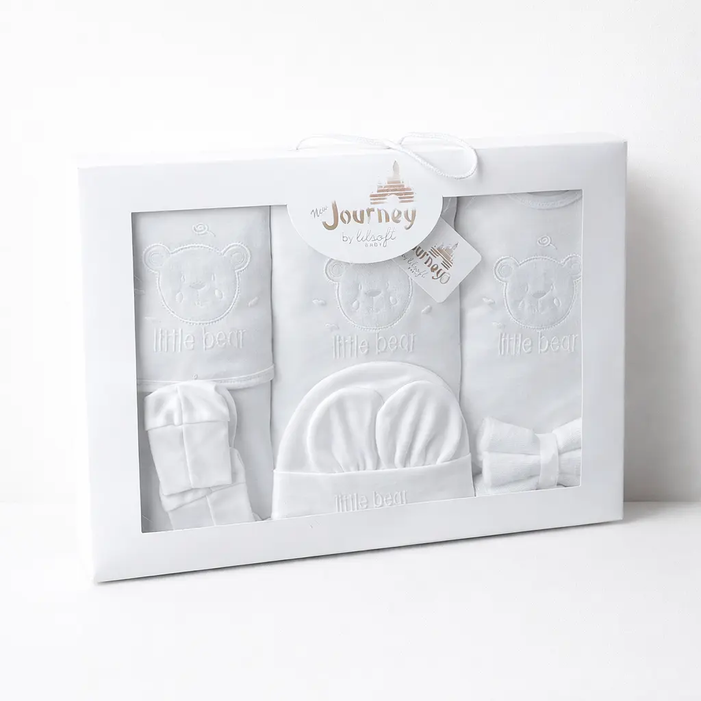 Newborn Baby 10 Pcs Little Bear Cotton Gift Set – Unisex main photo