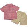Red Casual 3-Piece Summer Outfit - Imported - 1 TO 5Y red